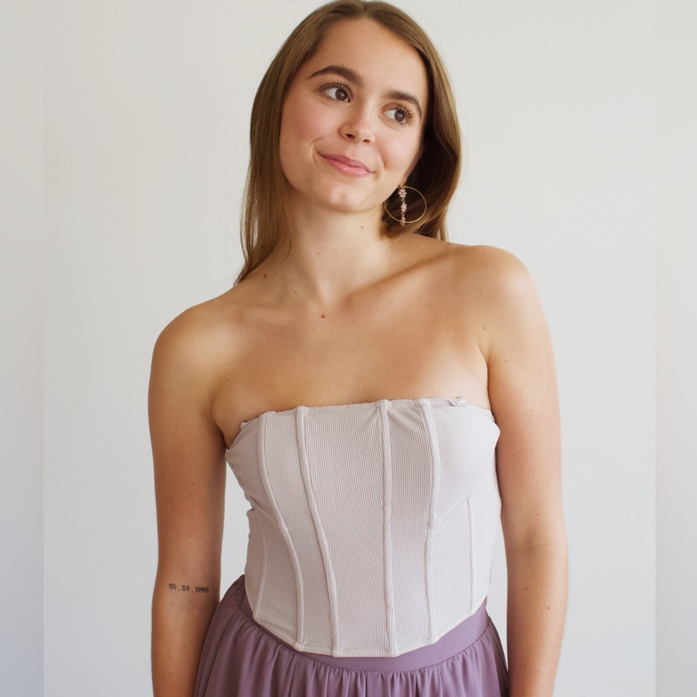 Ribbed Knit Corset